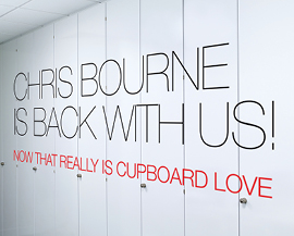 Chris Bourne is back